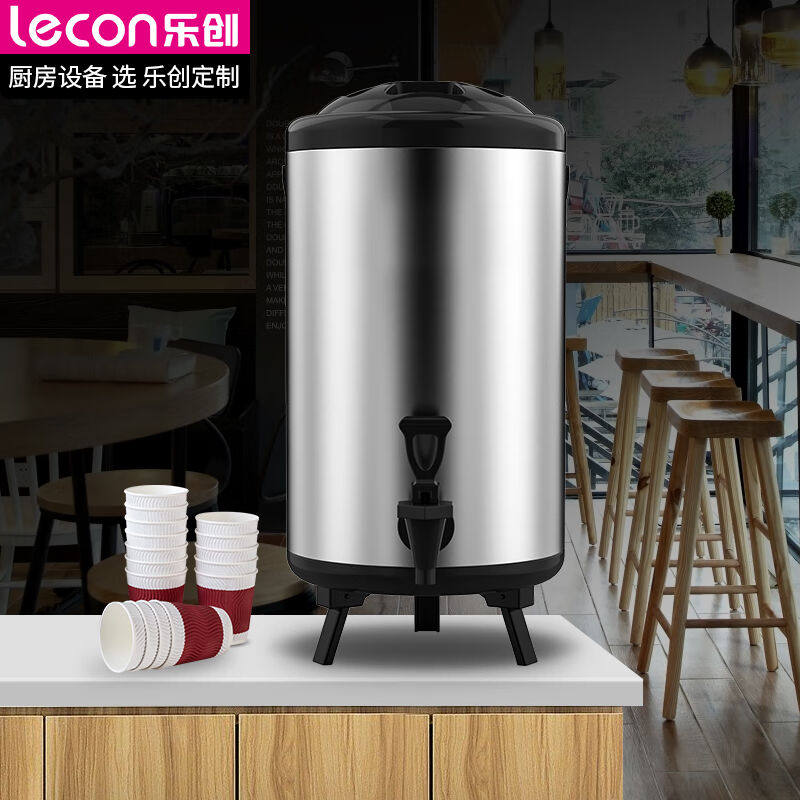 乐创(lecon)不锈钢奶茶保温桶商用奶茶店果汁豆浆桶凉茶店大容量属于什么档次？