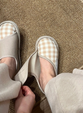 孕妇产妇大码月子鞋春秋款345月份家居夏季薄款软底防滑包跟厚底