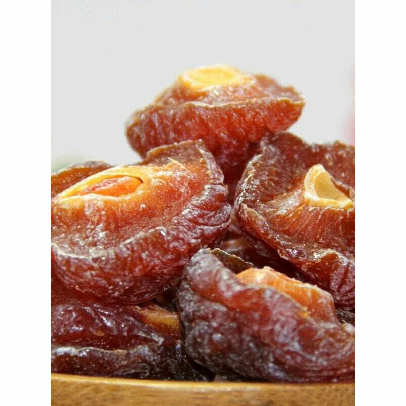 新疆特产酸甜玫瑰味半梅果干500g半边梅散装话梅蜜饯果干休闲食品