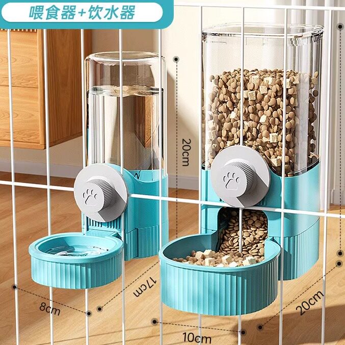 挂笼子猫狗食盆大容量自动喂食器