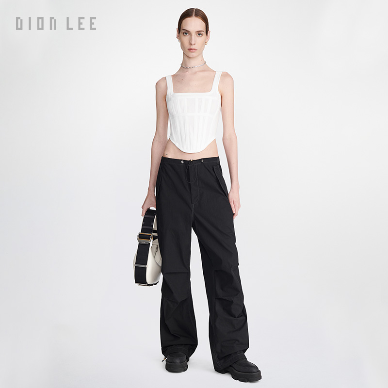 DION LEE 经典法式鱼骨胸衣外穿背心束腰性感吊带胸衣女小胸聚拢