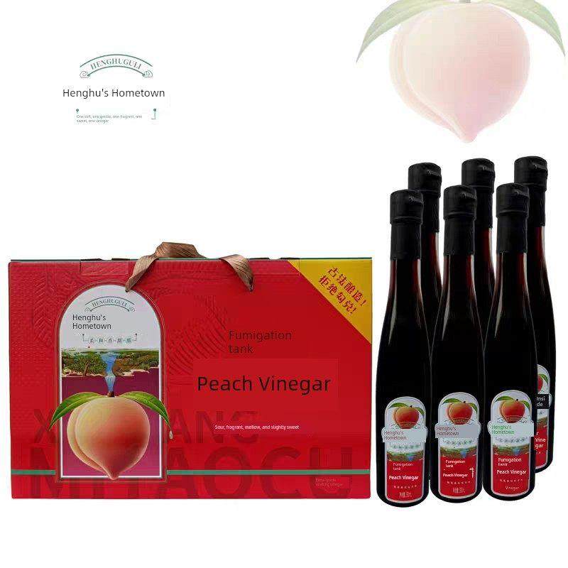 .衡水蜜桃醋衡湖故里古法酿造蜜桃醋390ml*6瓶礼盒装衡水特产,粮油调味/速食/干货/烘焙,醋/醋制品/果醋,淘宝优惠券,粉丝福利购,淘宝优惠卷