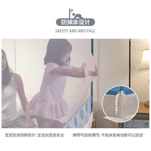 儿童防摔蚊帐家用三开门加密加厚免安装拉链蒙古包夏天2023年新款