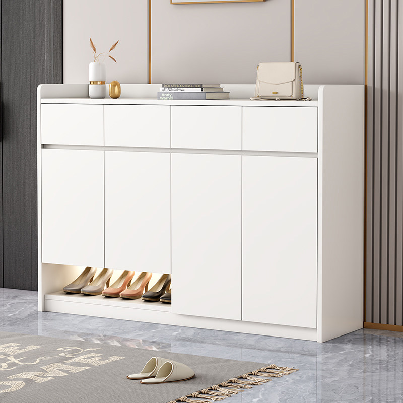 蜂窝铝鞋柜家用门口阳台储物柜玄关柜现代简约靠墙一体落地置物柜