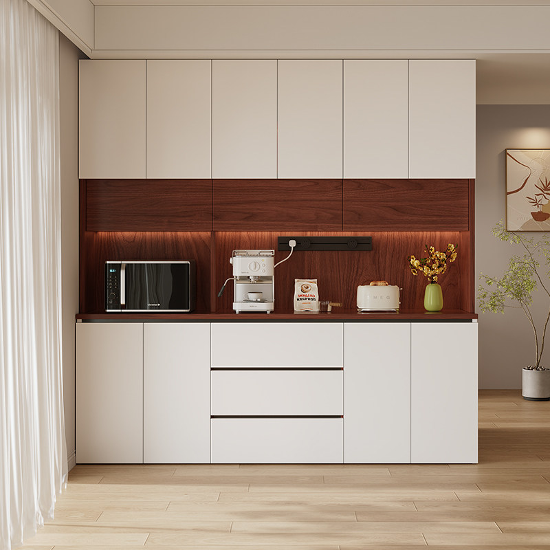 蜂窝铝岩板餐边柜现代简约厨房收纳橱柜茶水柜客厅家用酒柜储物柜,住宅家具,餐边柜,淘宝优惠券,粉丝福利购,淘宝优惠卷