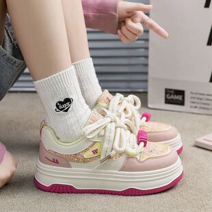 回力正品板鞋女糖果粉色2025秋季新款经典百搭可爱多巴胺休闲校园