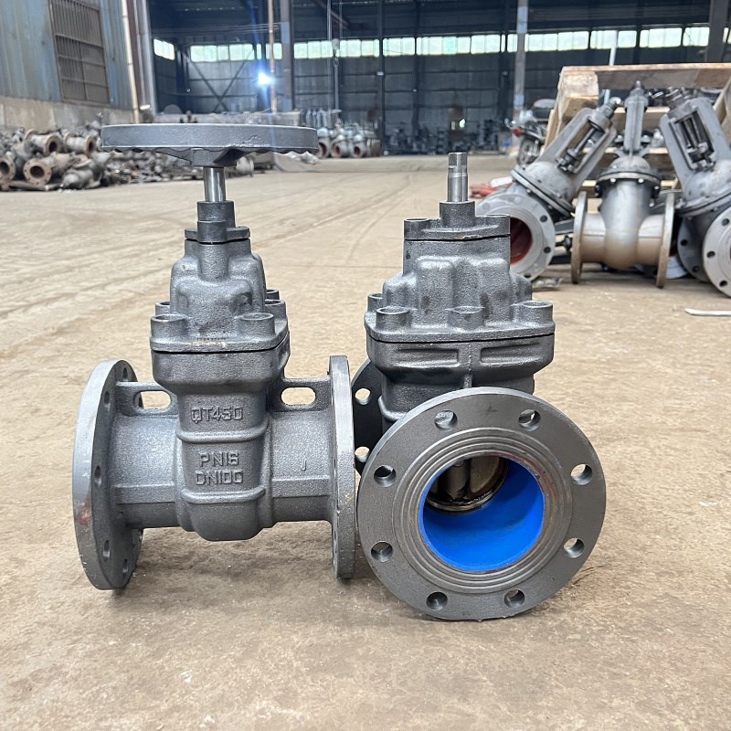 暗杆闸阀Z45T-16Q球墨铸铁赣玛体防护不锈钢阀杆焊铜阀芯法兰闸阀
