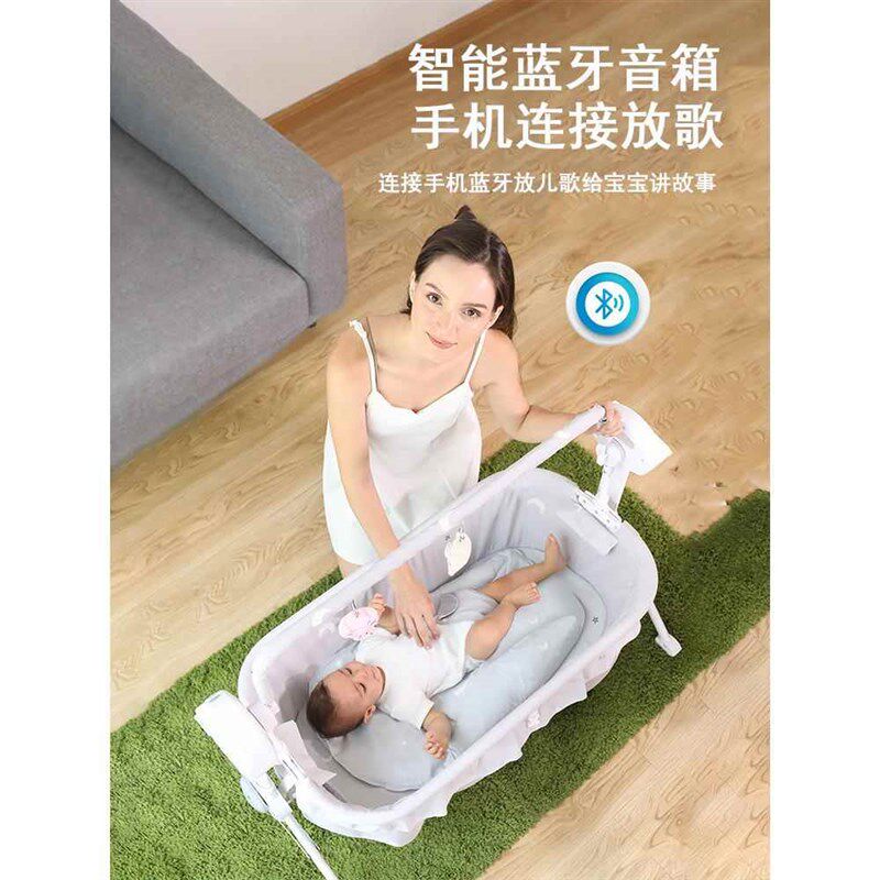 0-3岁婴儿摇床宝宝摇篮床电动智能摇摇床吊床哄娃摇椅睡篮