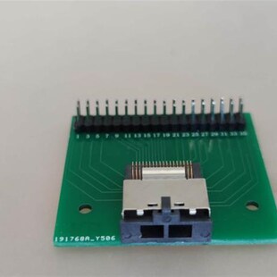 精选Mini SAS线测试板SFF 8087测试母座SFF 8088 SAS线36P母头连