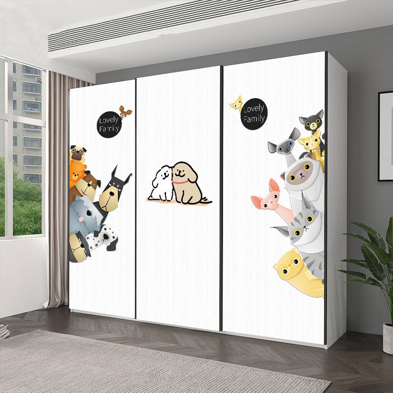 精选卫生间玻璃门贴纸防水可爱整张木纹衣柜入户改色推拉木门翻新,家居饰品,门贴,淘宝优惠券,粉丝福利购,淘宝优惠卷