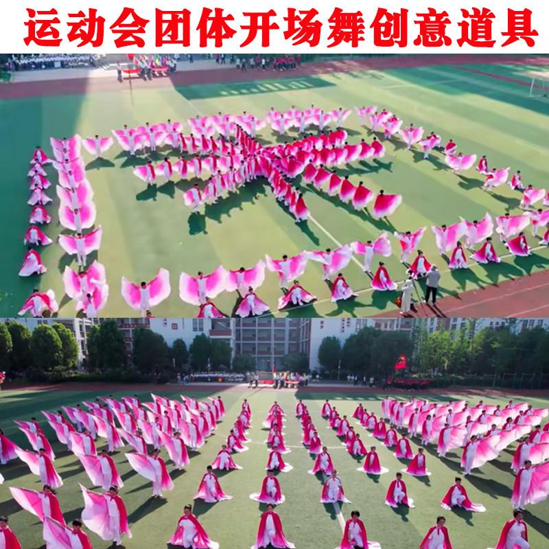 运动会入场创意道具开幕式道具变色翅膀舞蹈道具学校园团体操专用