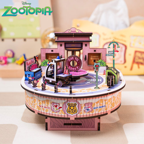 MY疯狂动物城八音盒兔朱迪送礼物