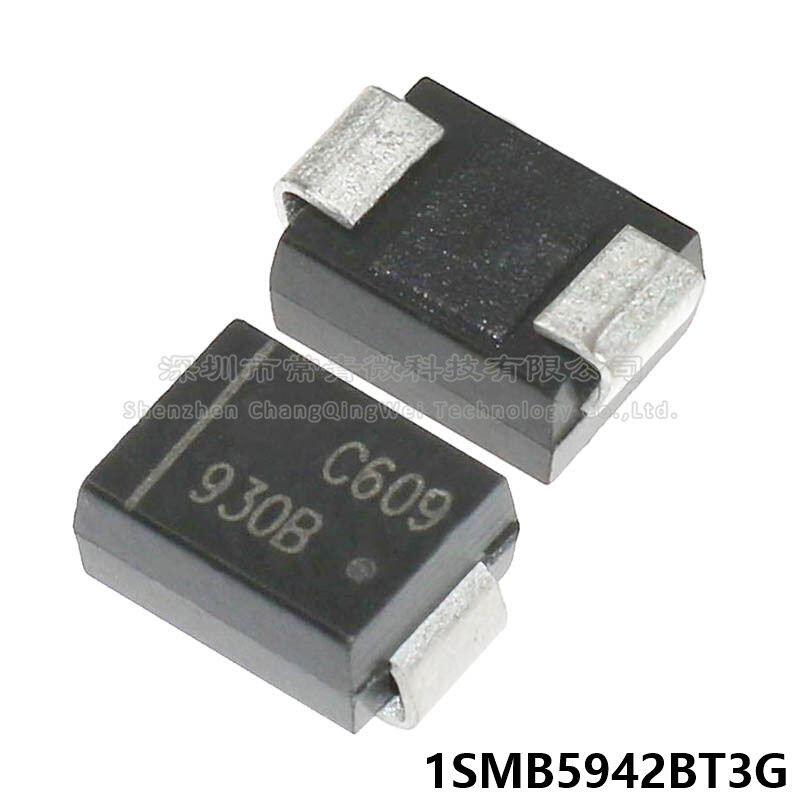 稳压二极管1SMB5942BT3G丝印942B贴片SMB DO-214AA 51V 3W功率