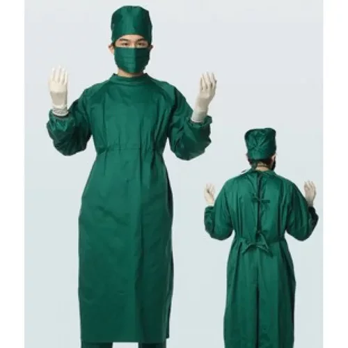 包邮反穿医护衣墨绿半袖洗手衣圆帽白色医生服长袖病号服布匹包布