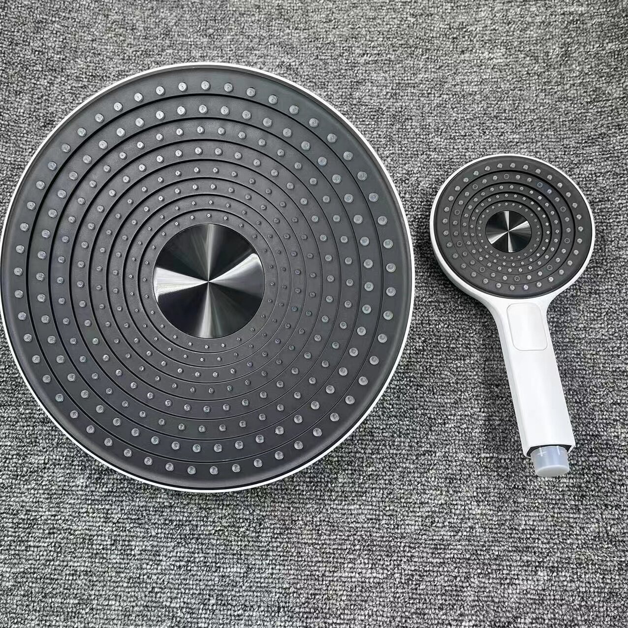 国产巨幕一体淋浴花洒顶喷浴室沐浴喷头液态硅胶出水孔增压莲蓬头