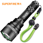 神火官方旗舰C8强光手电筒充电超亮户外远射家用小型便携登山迷你