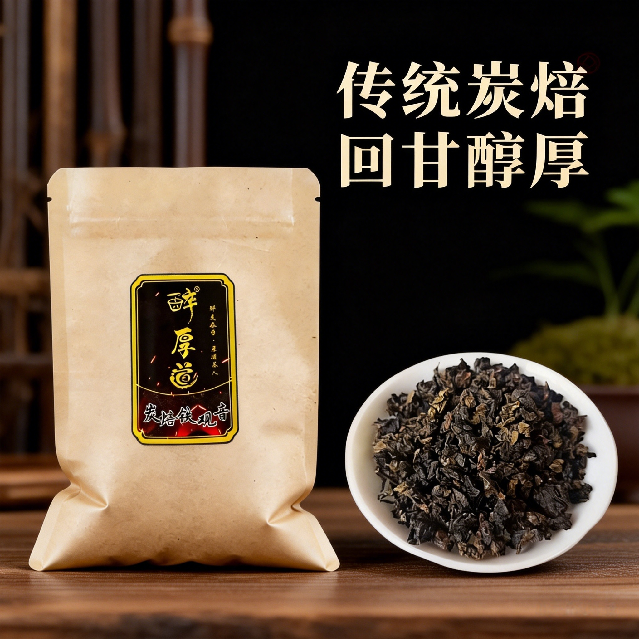 浓香炭焙铁观音茶叶 正宗安溪烘焙乌龙茶 碳培炒米香熟茶2026新茶