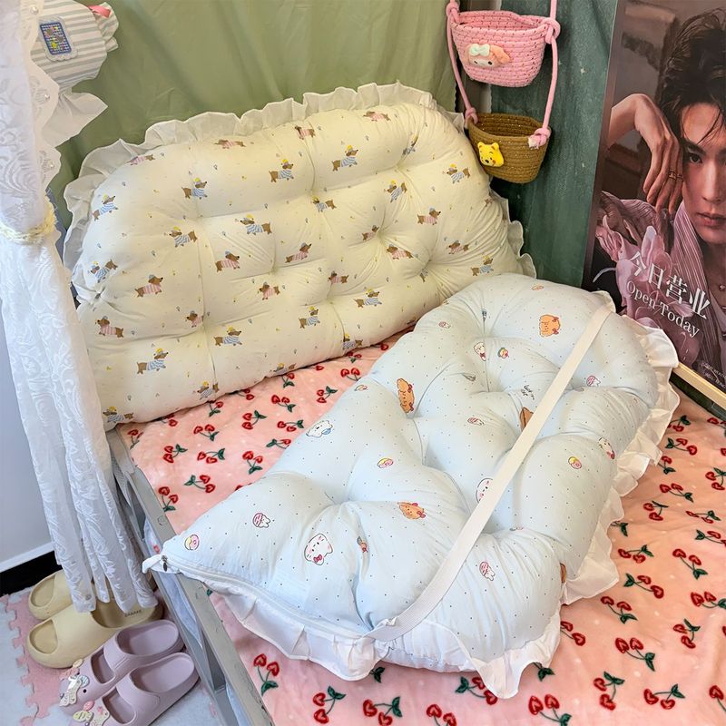 学生宿舍床头靠垫寝室上下铺通用床上靠枕榻榻米软包长靠背护腰垫