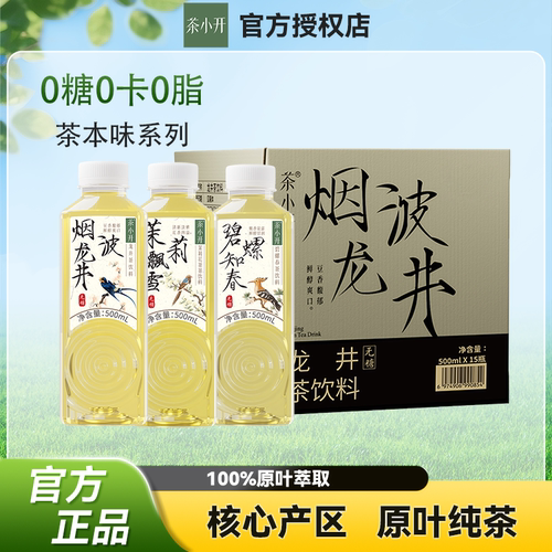 茶小开500ml茉莉花龙井碧螺春茶