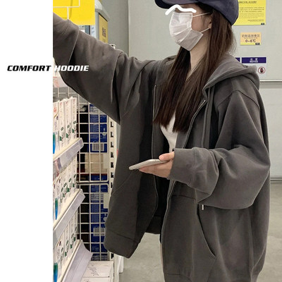 外套女秋冬连帽冬季加绒