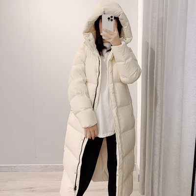 简若95白鸭绒羽绒服女中长款冬季加厚宽松云朵泡芙显瘦官方旗舰店