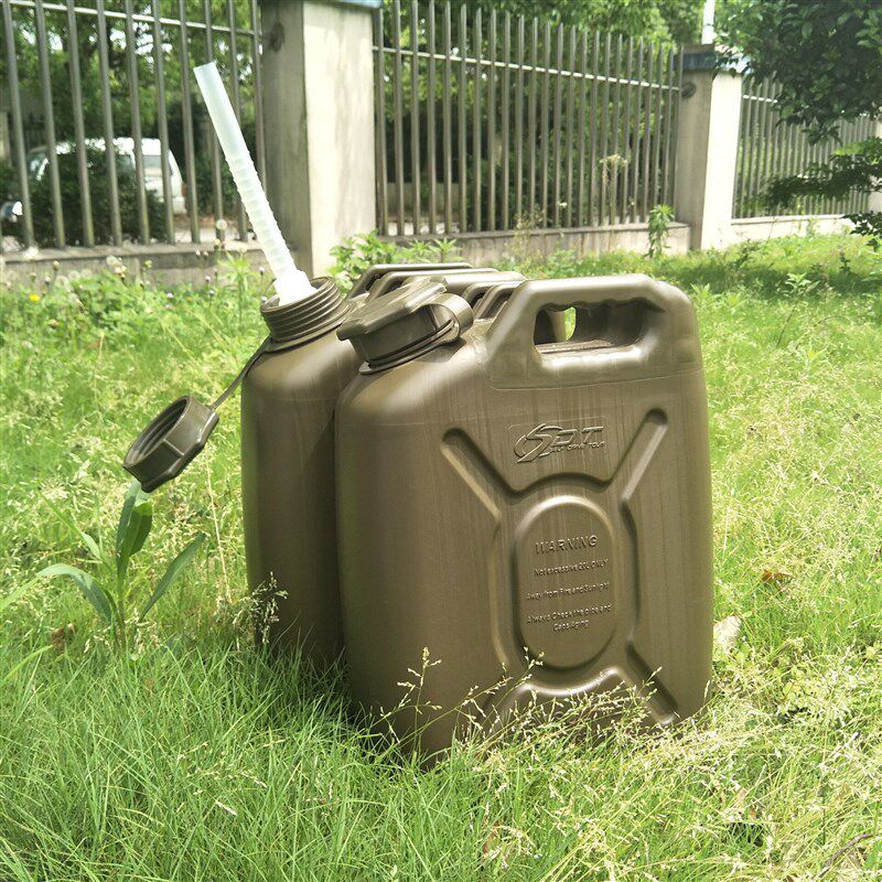 SDT便携塑料加厚汽油桶20L升汽车摩托车备用油箱防爆加油桶柴油壶