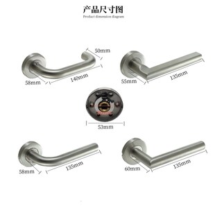 隐形门拉手单面卧室不带锁不锈钢门把手手柄背景墙木门明装把手