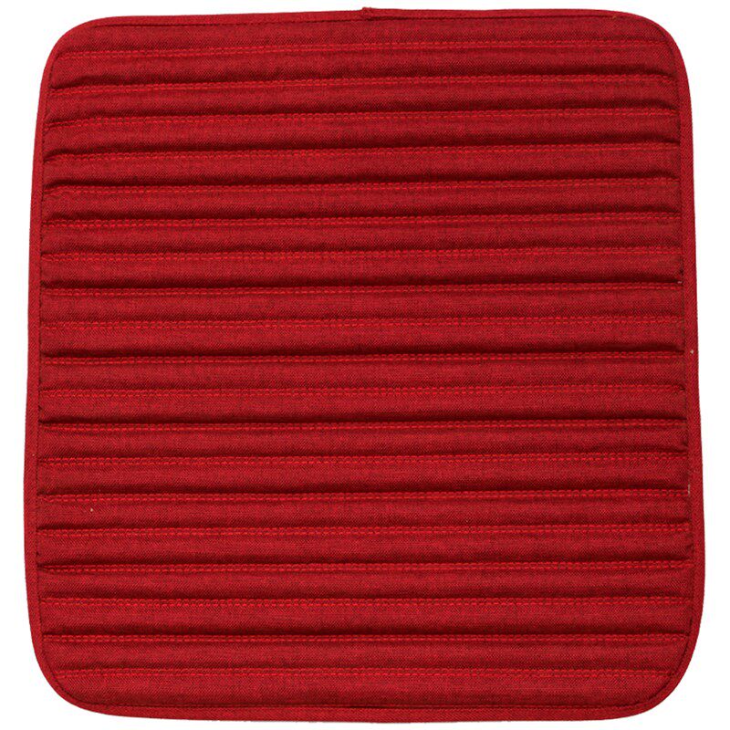 夏季餐椅坐垫冰丝办公室电脑椅子凉垫免绑单片透气座垫四季通用