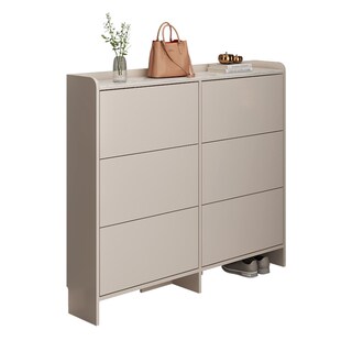 精选15cm17cm超薄款翻斗式实木家用门口极窄入户25cm极薄鞋柜2025