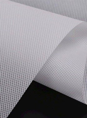 精选20-150克黑白色无纺布布料内衬防尘收纳育苗保温防霜PP纺粘无