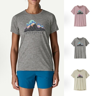 patagonia巴塔Capilene Cool Daily C1圆领短袖速干T恤女款45486