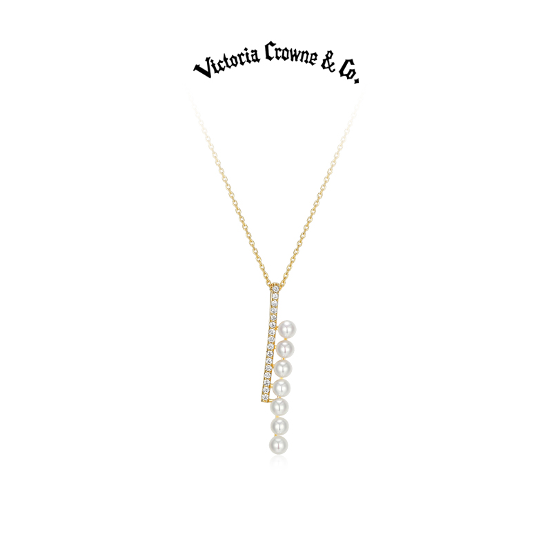 英伦王朝18K金单吊坠项链