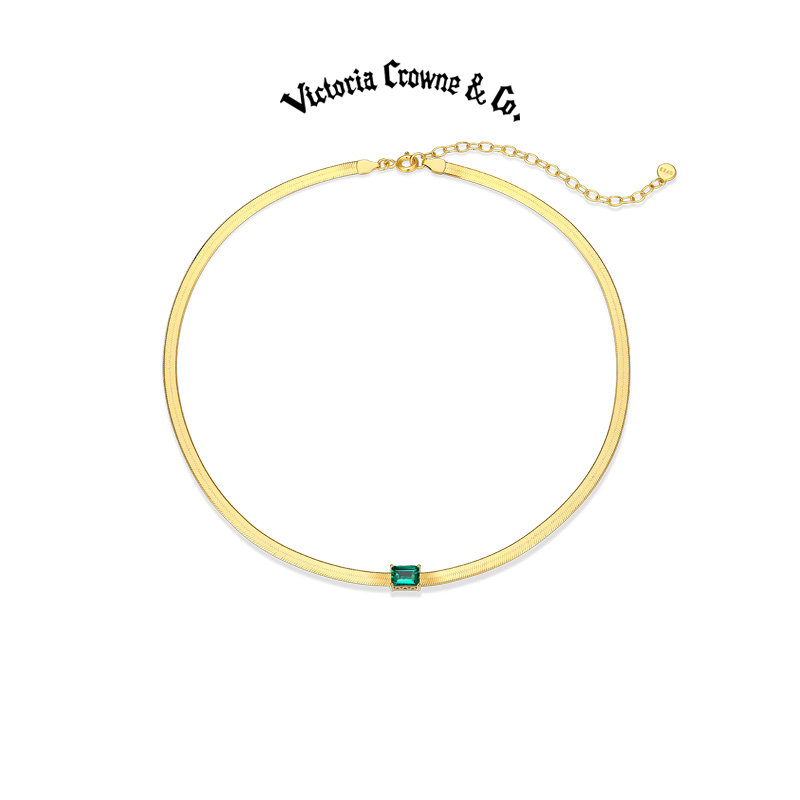 英伦王朝莫桑Choker蛇骨颈链