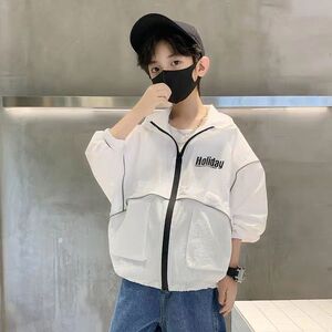 男童中大童新款儿童防晒衣款超轻薄外套防紫外线透气上衣潮男童