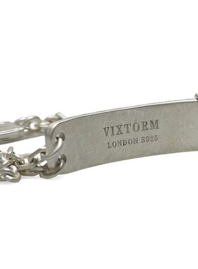 VIXTORM正品925纯银手链 原创先锋设计款 情侣链条型流苏型手饰