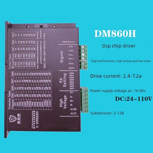 混合式两相86步进电机套装8618HB6401 156mm 12N.m驱动器S-DM860H