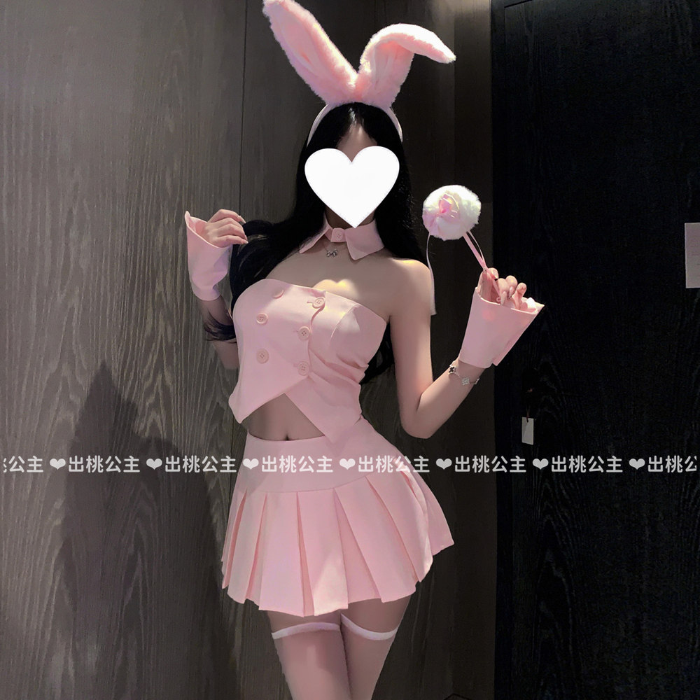 甜美小秘书兔女郎cos服万圣节