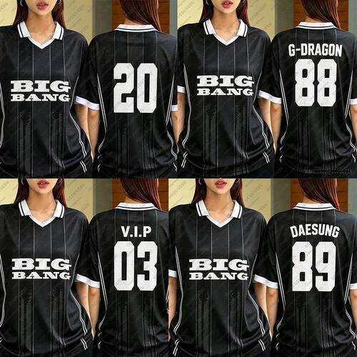 Korean Kpop Big Bang 2026 World Concert Tour Mesh Jersey For