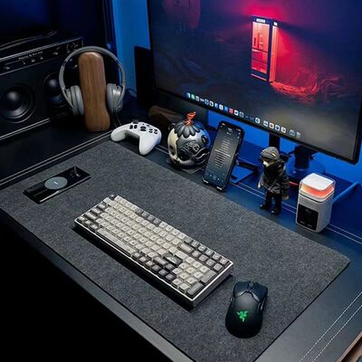 Large Size Gaming Mouse Pad Non-slip Wool Felt Mousepad Offi