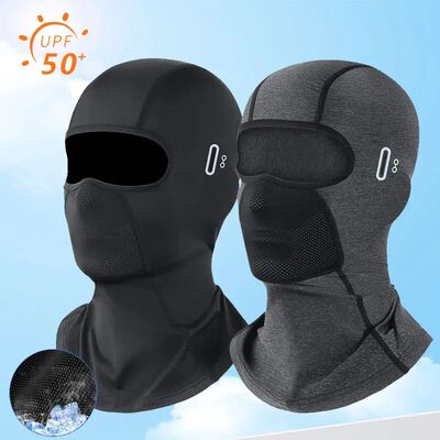 Motorcycle Balaclava Summer UV Protection Glasses Face Breat