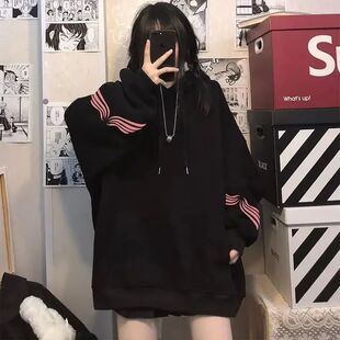 Sweatshirt Women Loose Size Fit Fashion Hoodie Autumn Plus