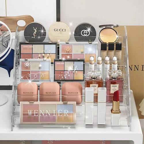 Transparent Storage Box Makeup Organizer Cosmetic Display Ca