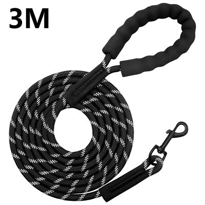 3M Dog Leash , Reflective Long Dog Rope Leash with Soft Padd