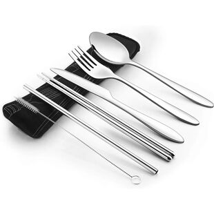 with Knife and Cutlery Chopsticks Box Spoon Travel Fork