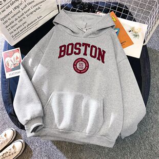 Founded Warm City Comfortabl Women Hoodies Boston 1630