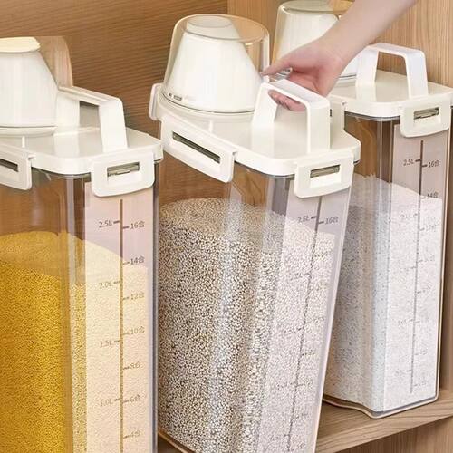 1PC sealed storage container 2.5L portable food storage box