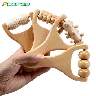 Massage Roller Instantly Waist Wooden Self PCS