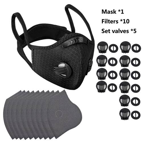 SHIZIWANGRI Cycling Face Mask Sport Washable Reusable with F