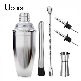 Cocktail Shaker Mixer UPORS Martini Steel Wine Bos Stainless