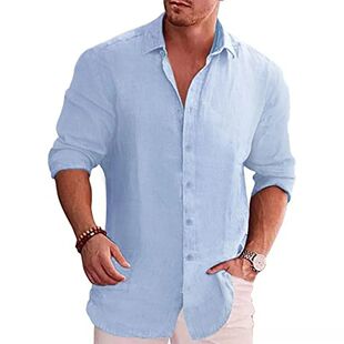 Soli Autumn Shirt Sleeve Long Men Selling Hot Linen Cotton